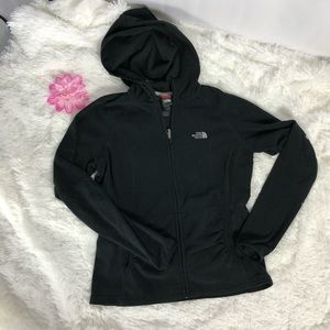 The North Face fleece hoodie medium